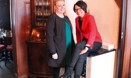 Juhlatunnelmaa keskustassa