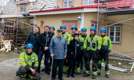 Veteraanin koti sai uuden katon