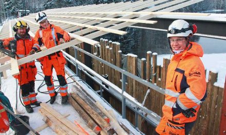 Betonointia vaikka kosken keskellä