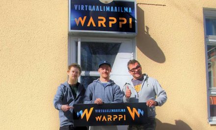 Koe virtuaalitodellisuus Warpissa