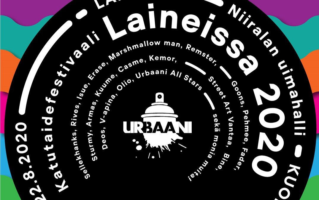 Niiralan uimahallille värikkäät hyvästit katutaidefestareilla