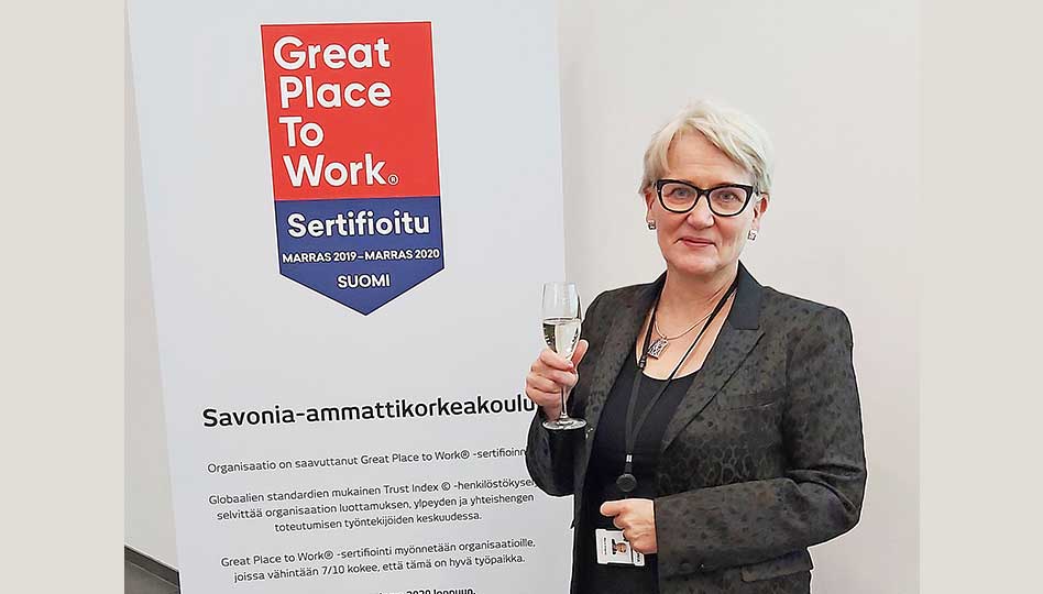 Savonia -yksi parhaista työpaikoista
