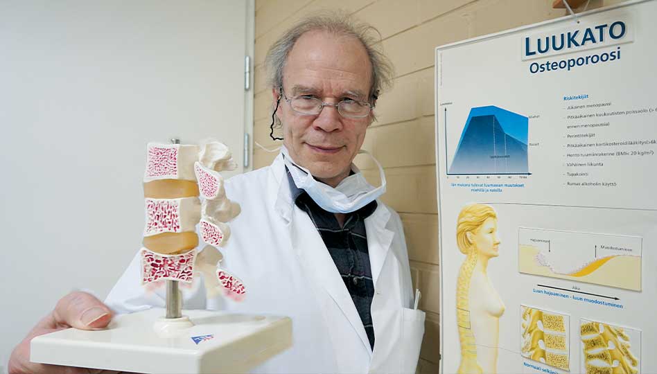 Osteoporoosia voi hillitä