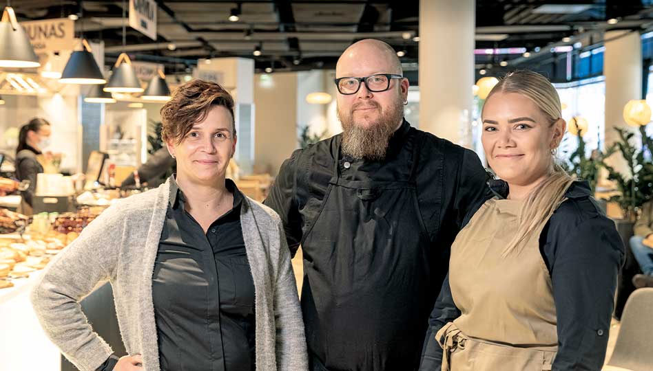 Olohuonemaista ravintolatunnelmaa Remar Portissa
