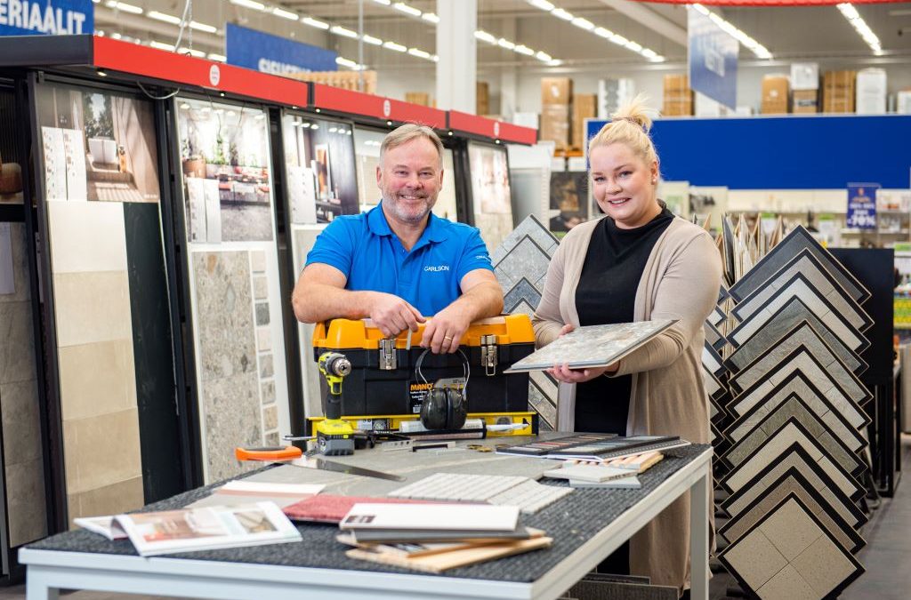 Remontoijan toimivat ratkaisut Laattapisteen Shop-in-Shopista Carlsonilta